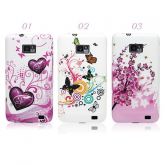 Capa flores coração samsung galaxy I9100